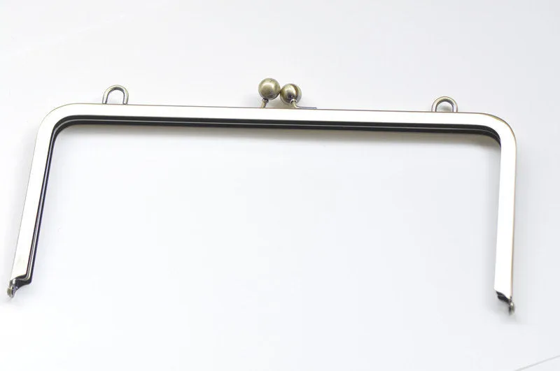 27cm (10 1/2") Brushed Brass Purse Frame Large Bag Hanger Glue-In Style 27 x 12cm A10955