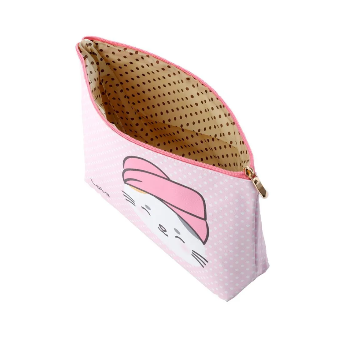 Adoramals Lola the Cat Large Makeup Bag