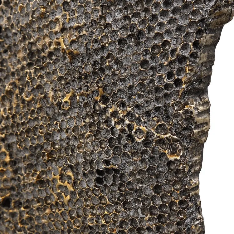 Beekeeper Antique Gold Sculpture by David Frisch