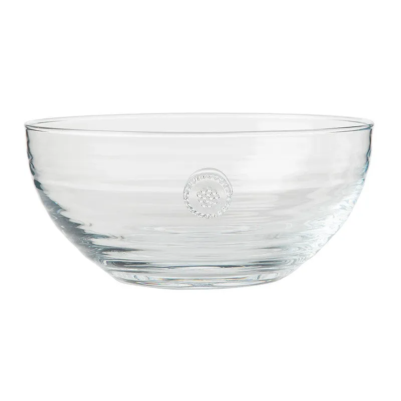 Berry and Thread Medium Glass Bowl