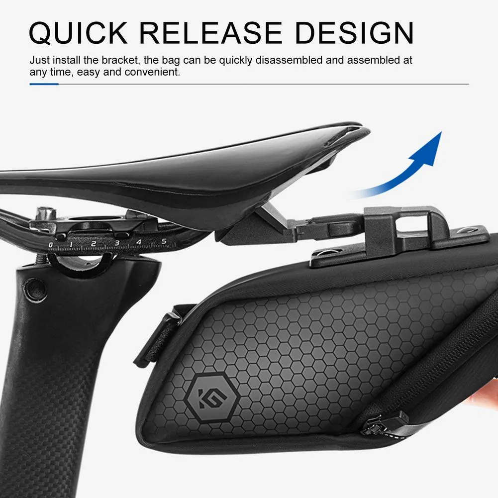 Bicycle Saddle Bag For Refletive Rear Seatpost MTB Bike Bag  Rainproof Reflective Light Cycling Bag Bicycle Accessories