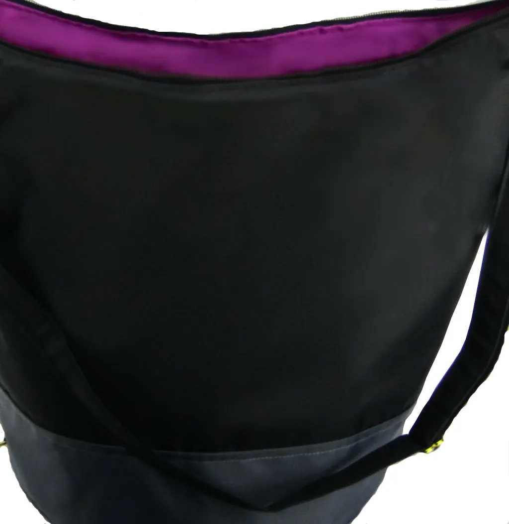 Black Nylon | Dark Grey Nylon | Convertible Backpack Purse