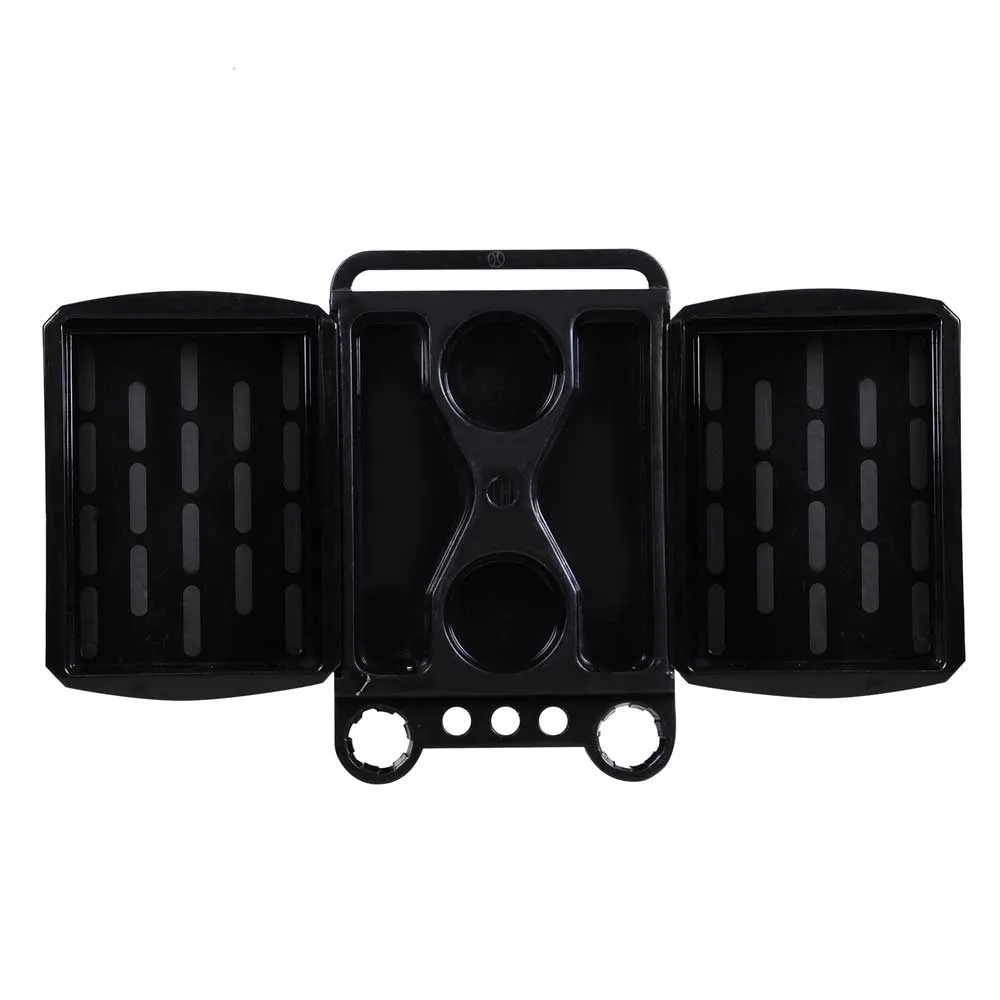 Byootique Durable Black Salon Trolley Cart with Wheels & 5 Drawers