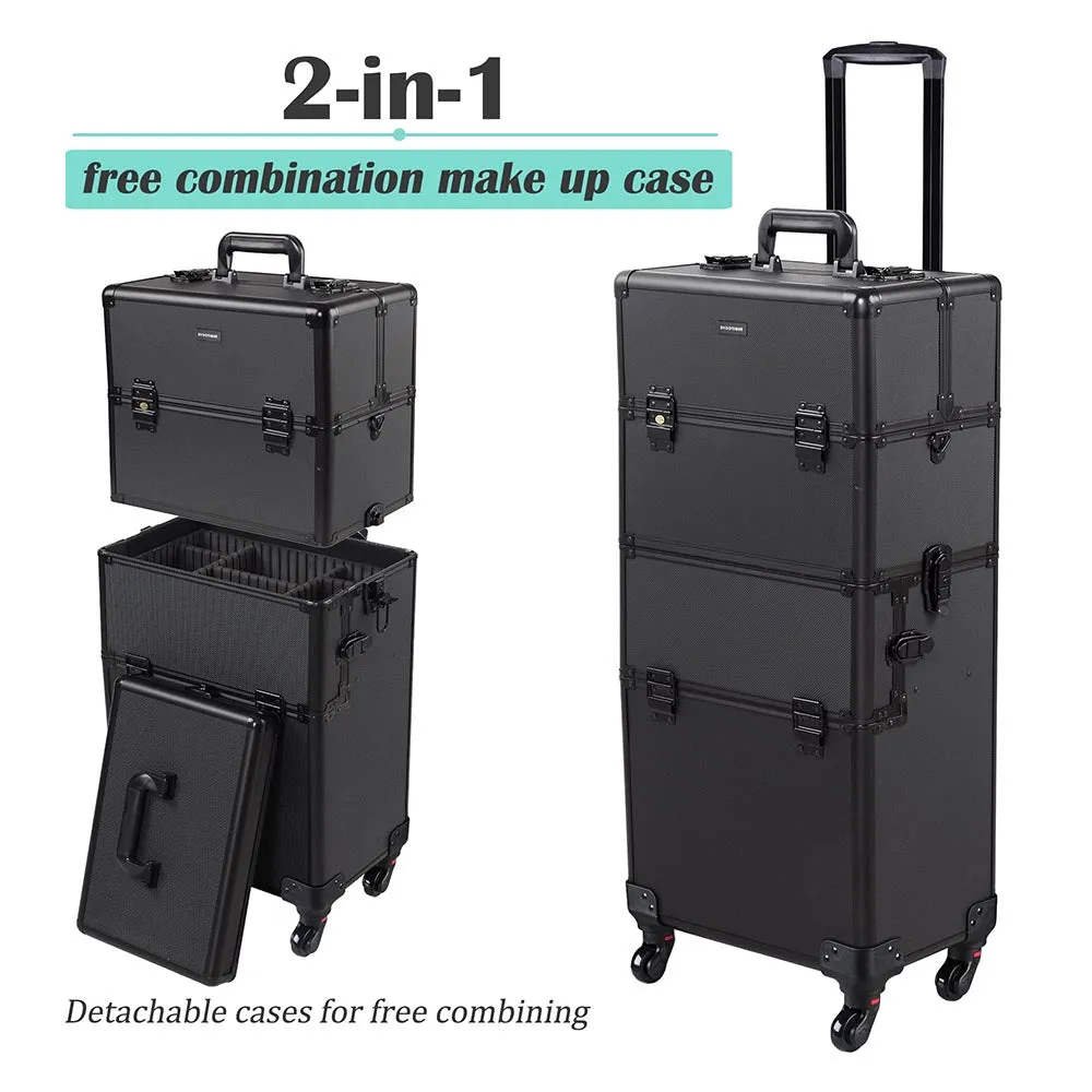 Byootique Explore 2in1 Rolling Makeup Case Cosmetic Storage