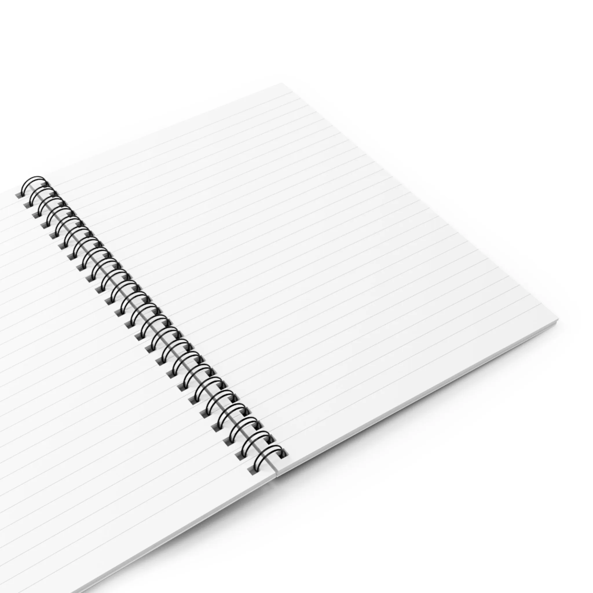 Cozy Polar Bear in Red Sweater Plaid Spiral Notebook - Ruled Line