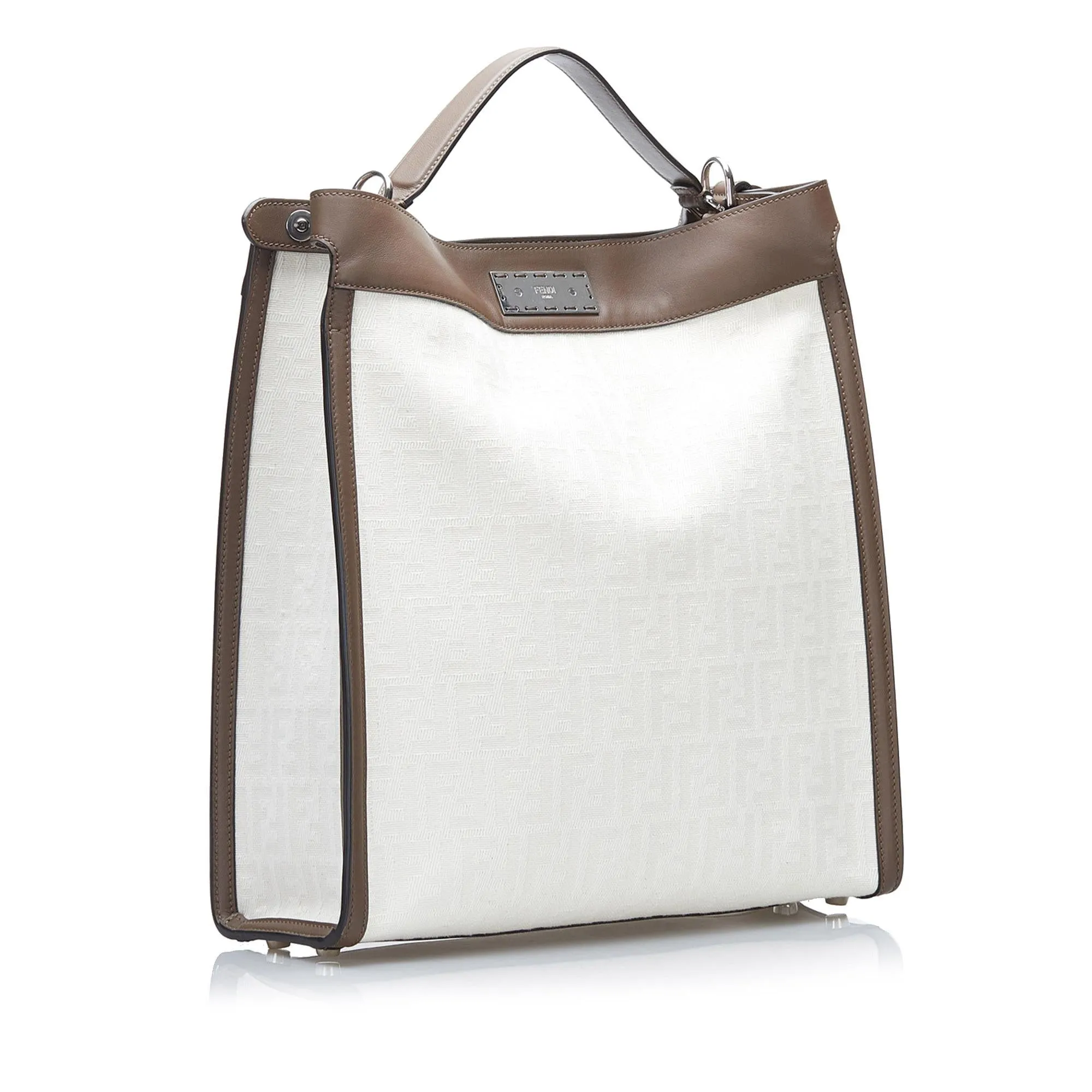 Fendi Medium Zucca Peekaboo X-Lite Satchel (SHG-YFsO03)
