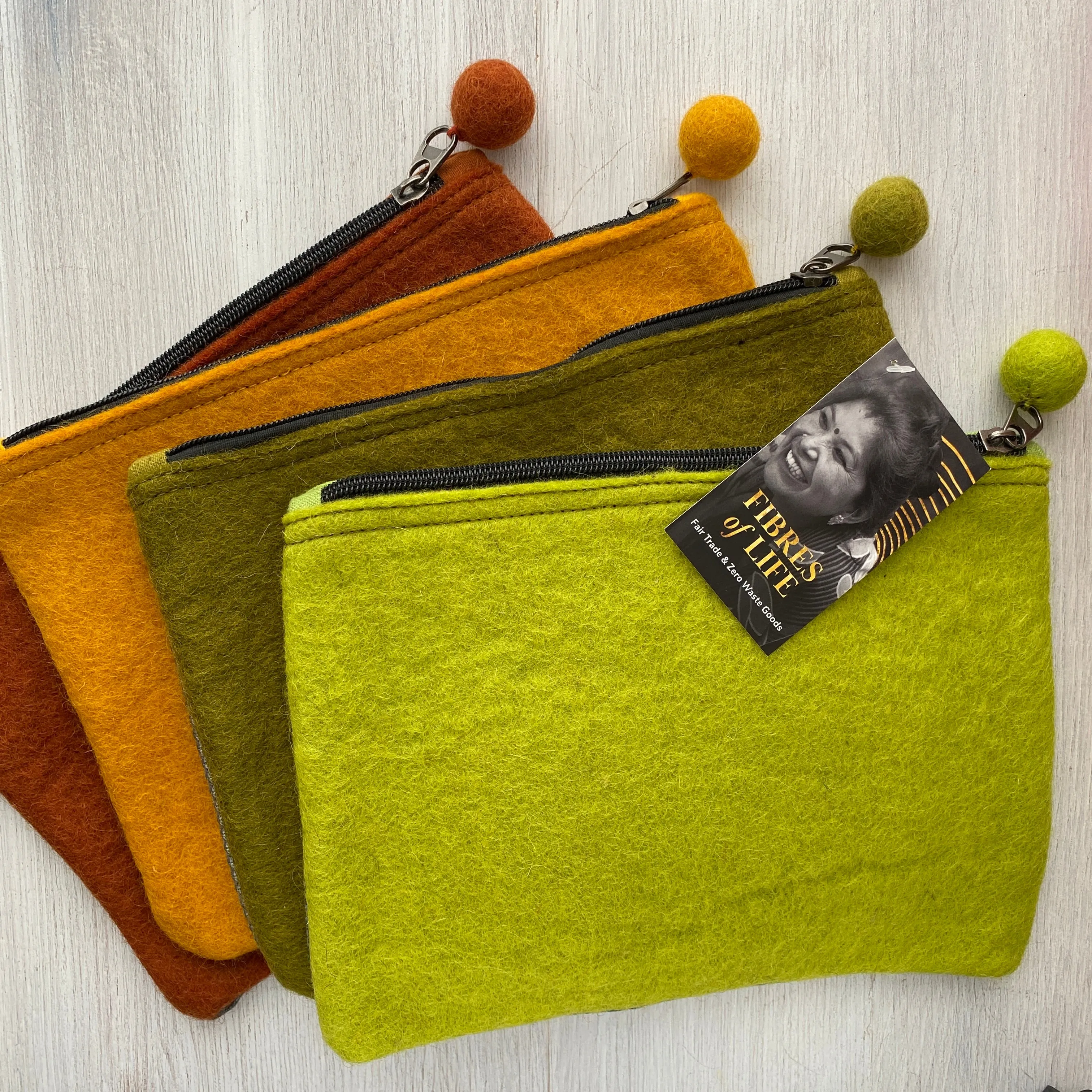 Fibres of Life Felt Pouch