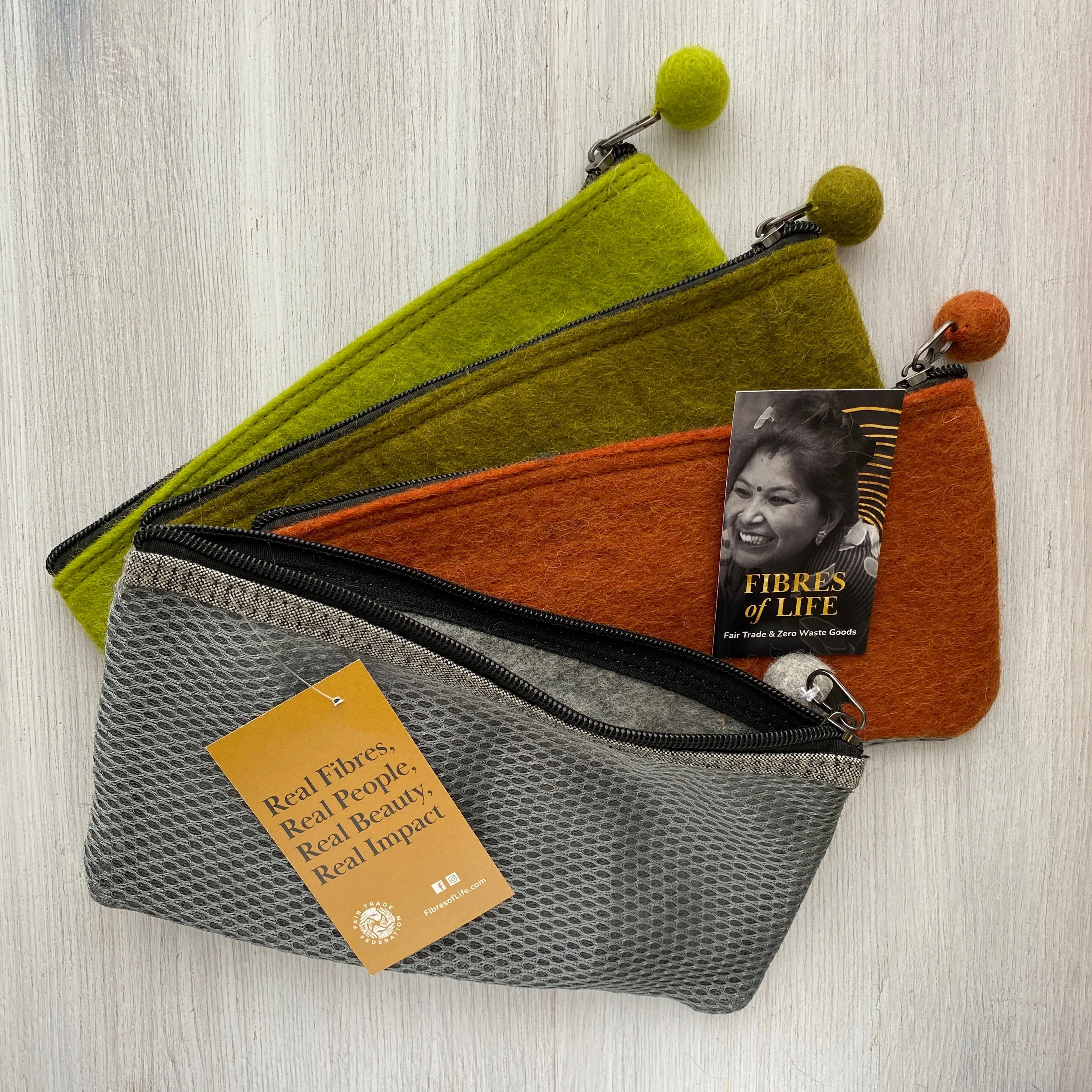 Fibres of Life Felt Pouch