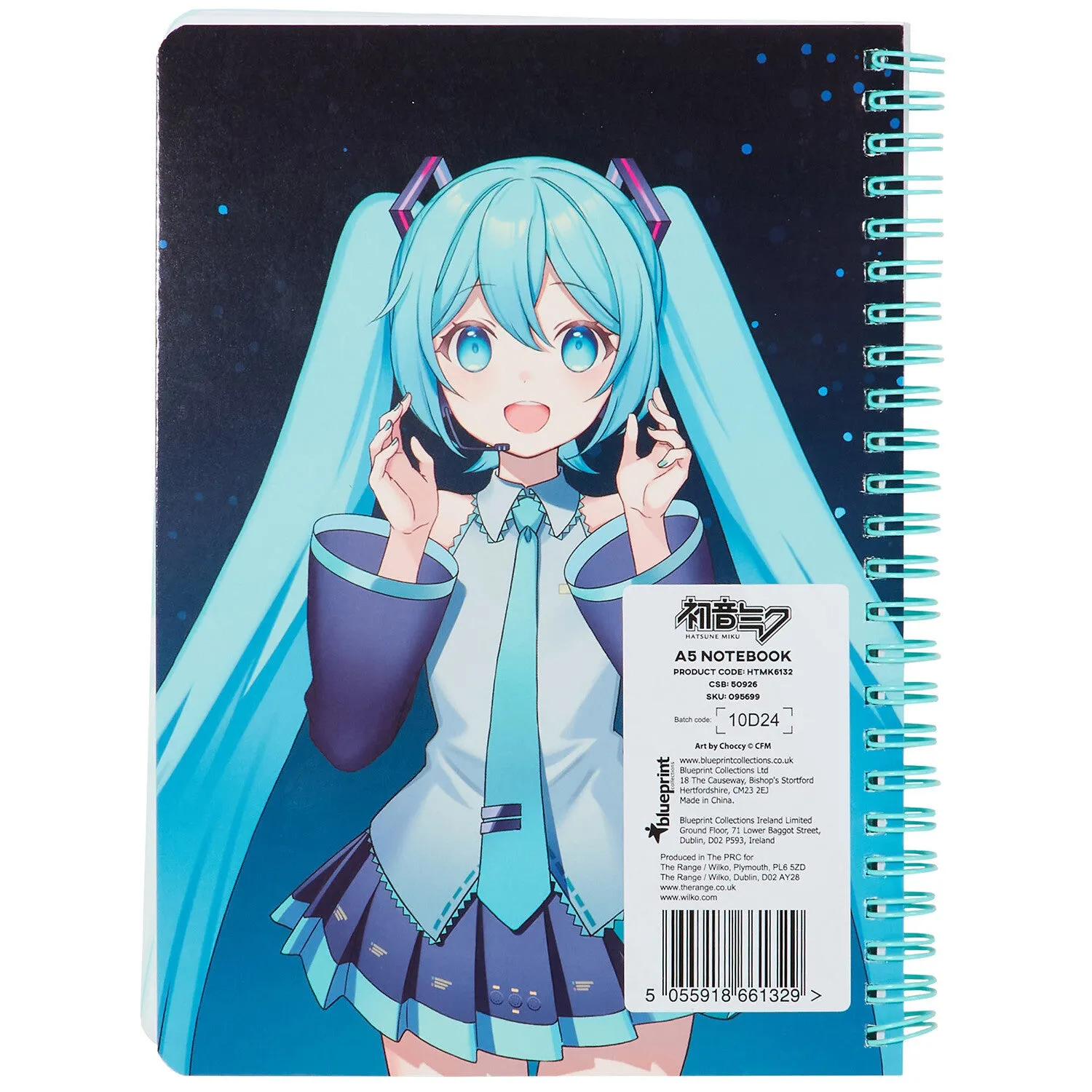 Hatsune Miku Spiral Notebook