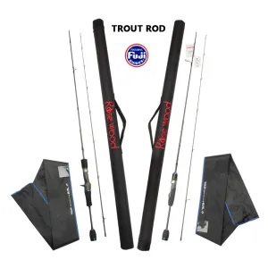 High Carbon 2019 New Ultra-Light Fast Actions Trout Rod 0.8-5g 0.5-4g Lure Weight Fuji Spin Fishing Rod Fishing Tackle