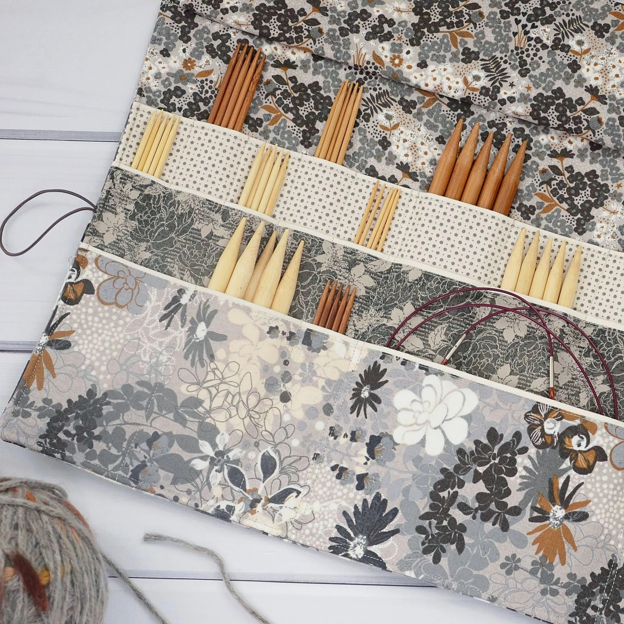 Large Trifold DPN or Crochet Hook Case