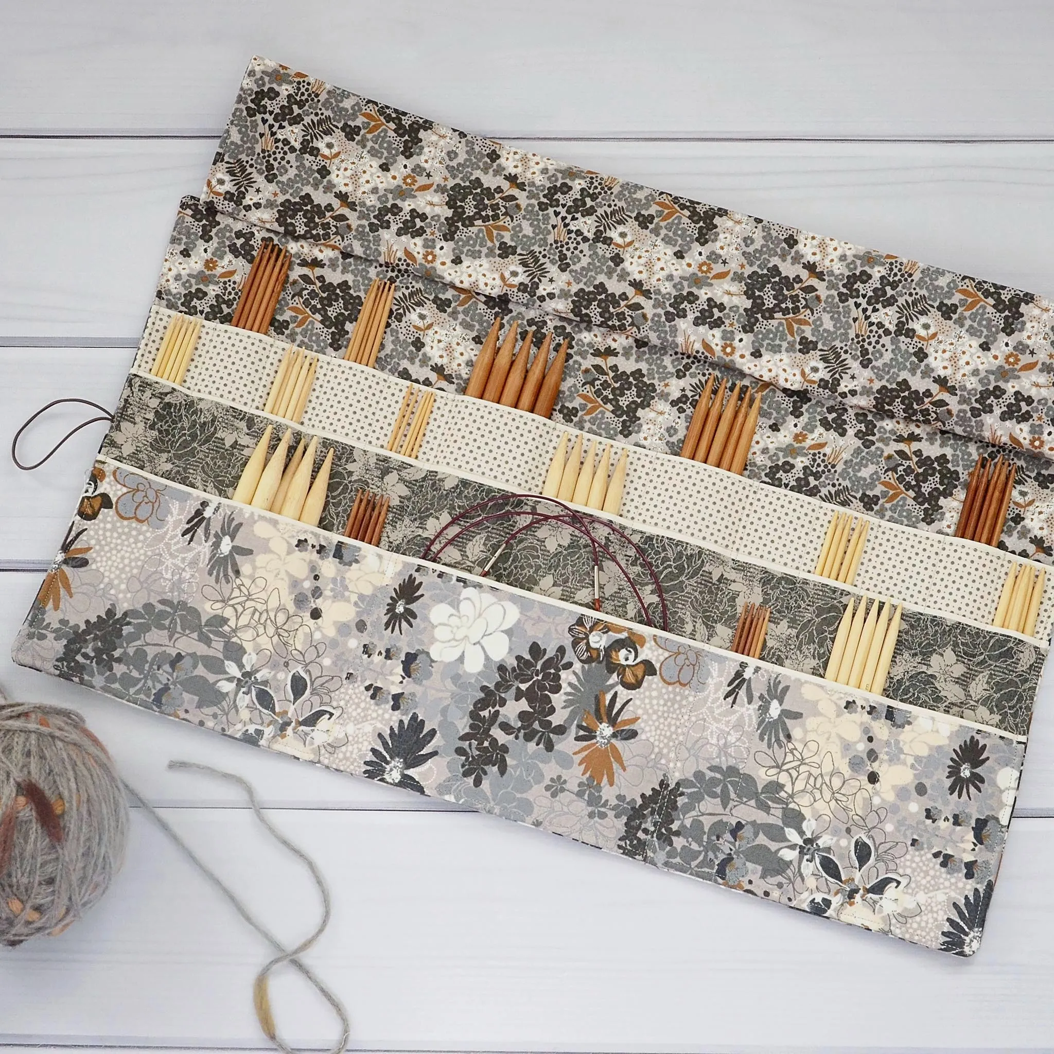 Large Trifold DPN or Crochet Hook Case