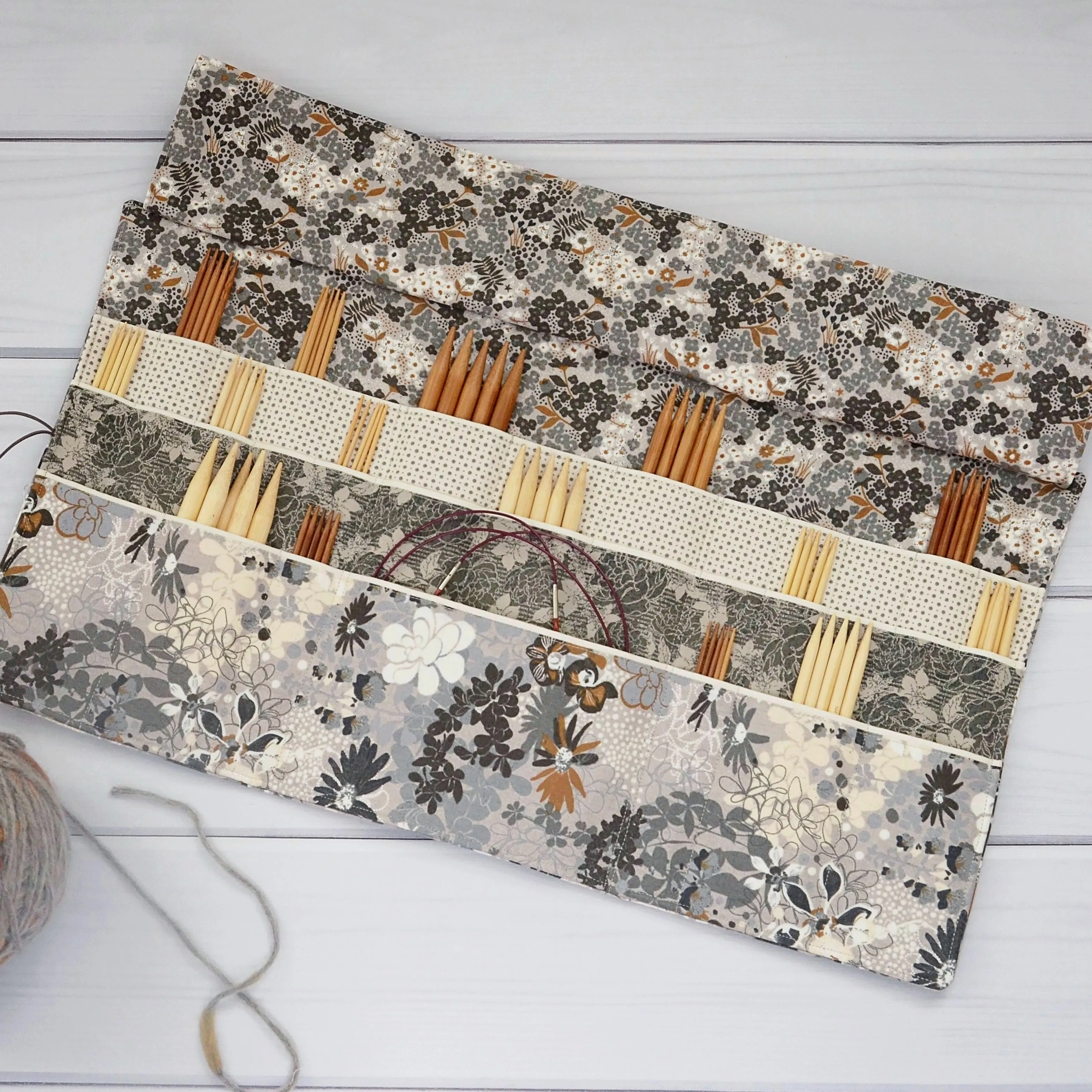 Large Trifold DPN or Crochet Hook Case