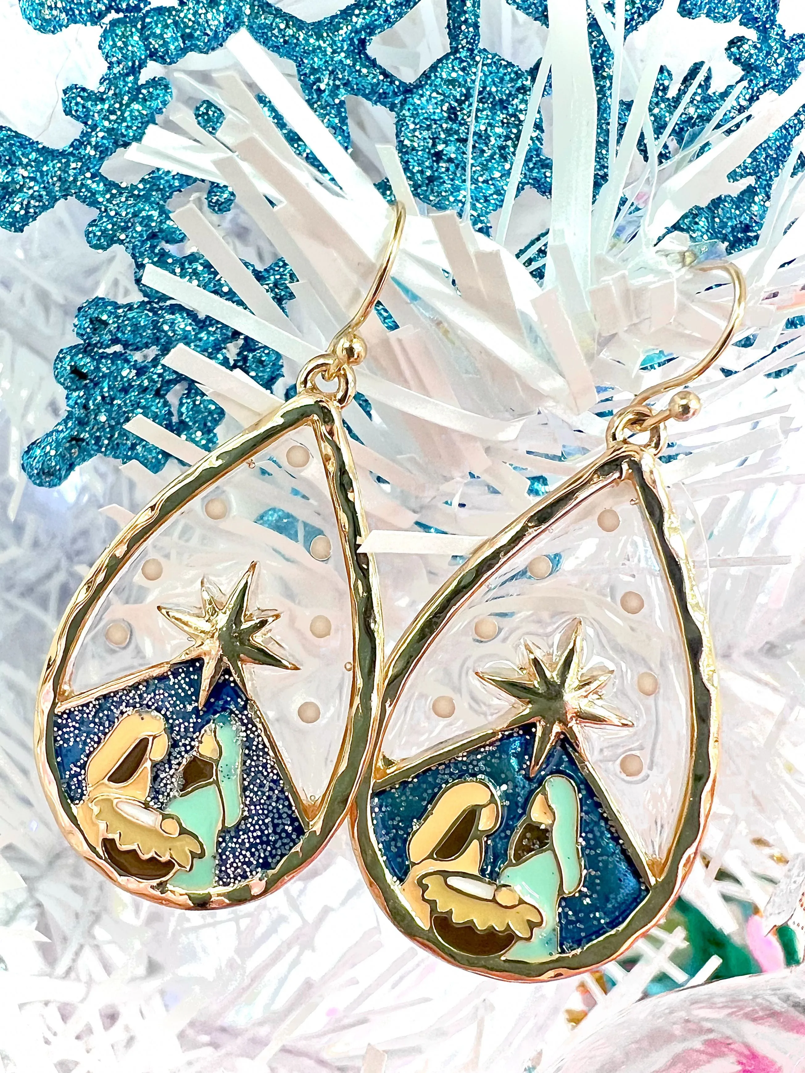 Nativity Scene Earrings