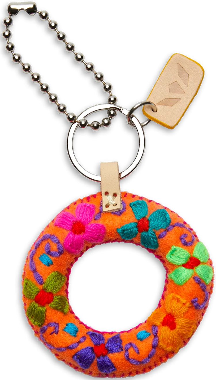 Orange Felt Alphabet Charms