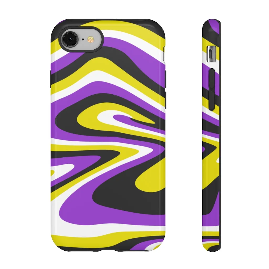 Retro non-binary Flag Phone Case for Apple & Samsung