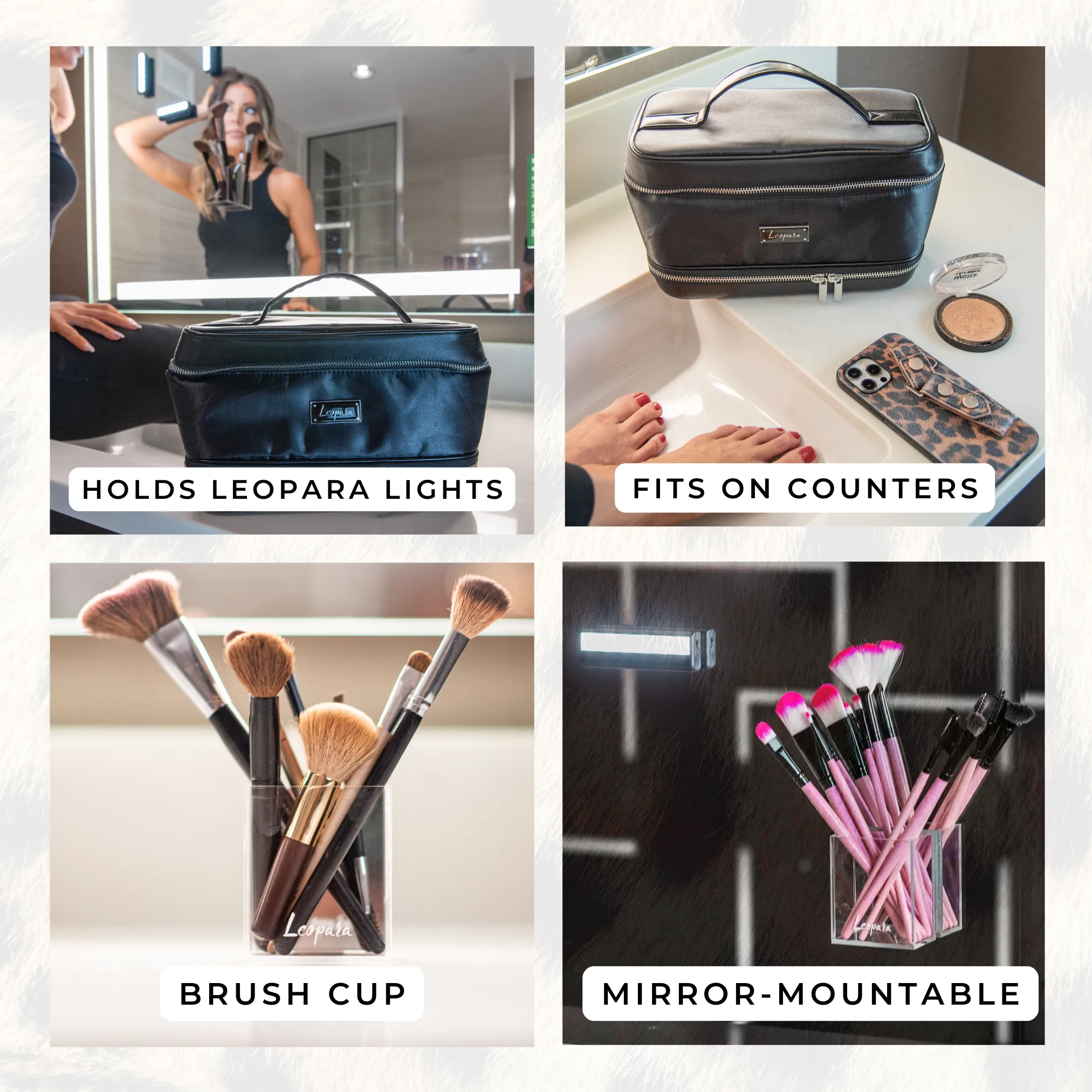STUDIO Makeup Bag   Brush Cup