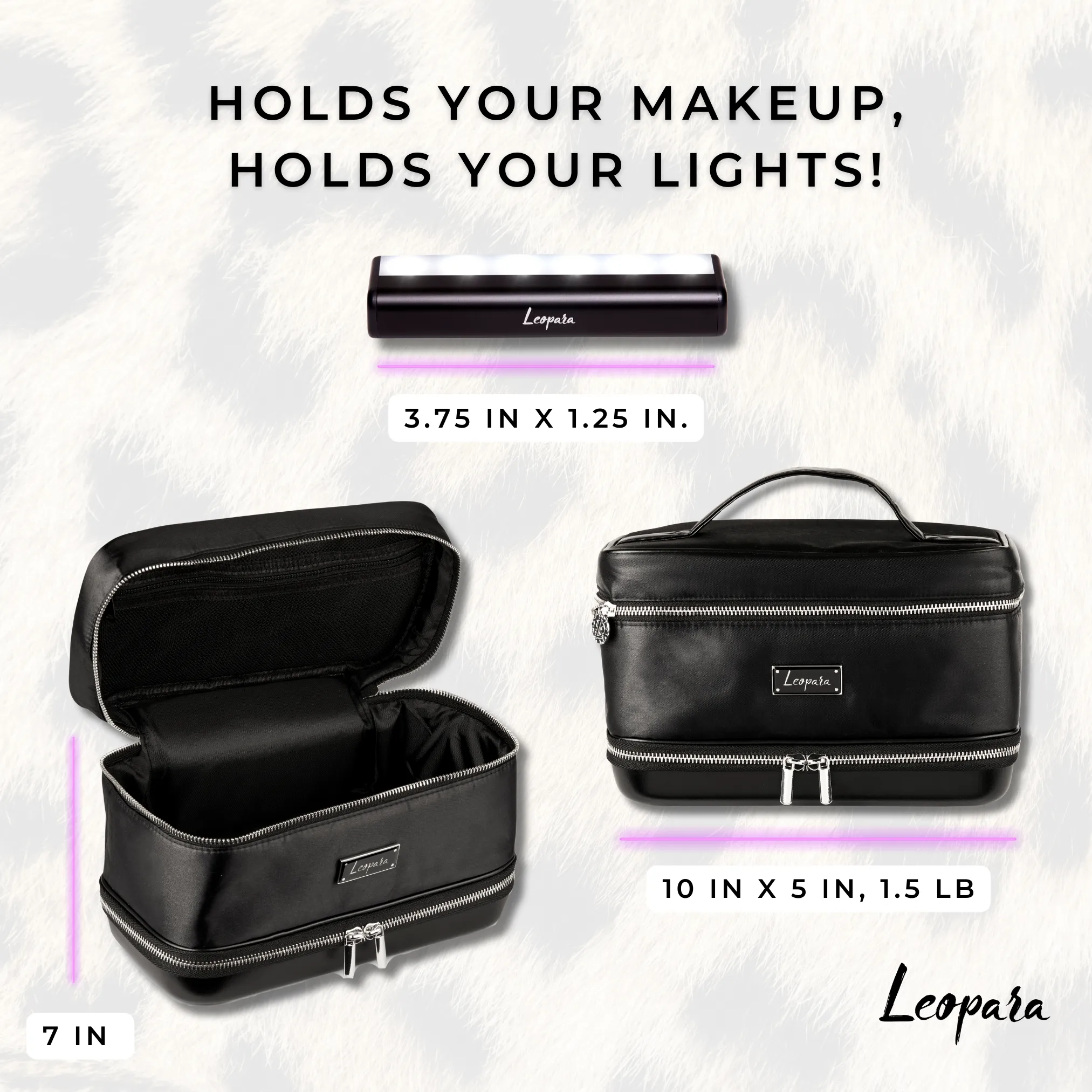 STUDIO Portable Makeup Lights   Makeup Bag