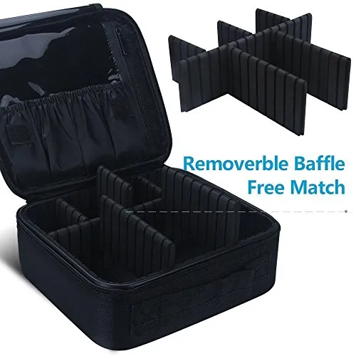 Travel Makeup Train Case Makeup Cosmetic Case, Organizer