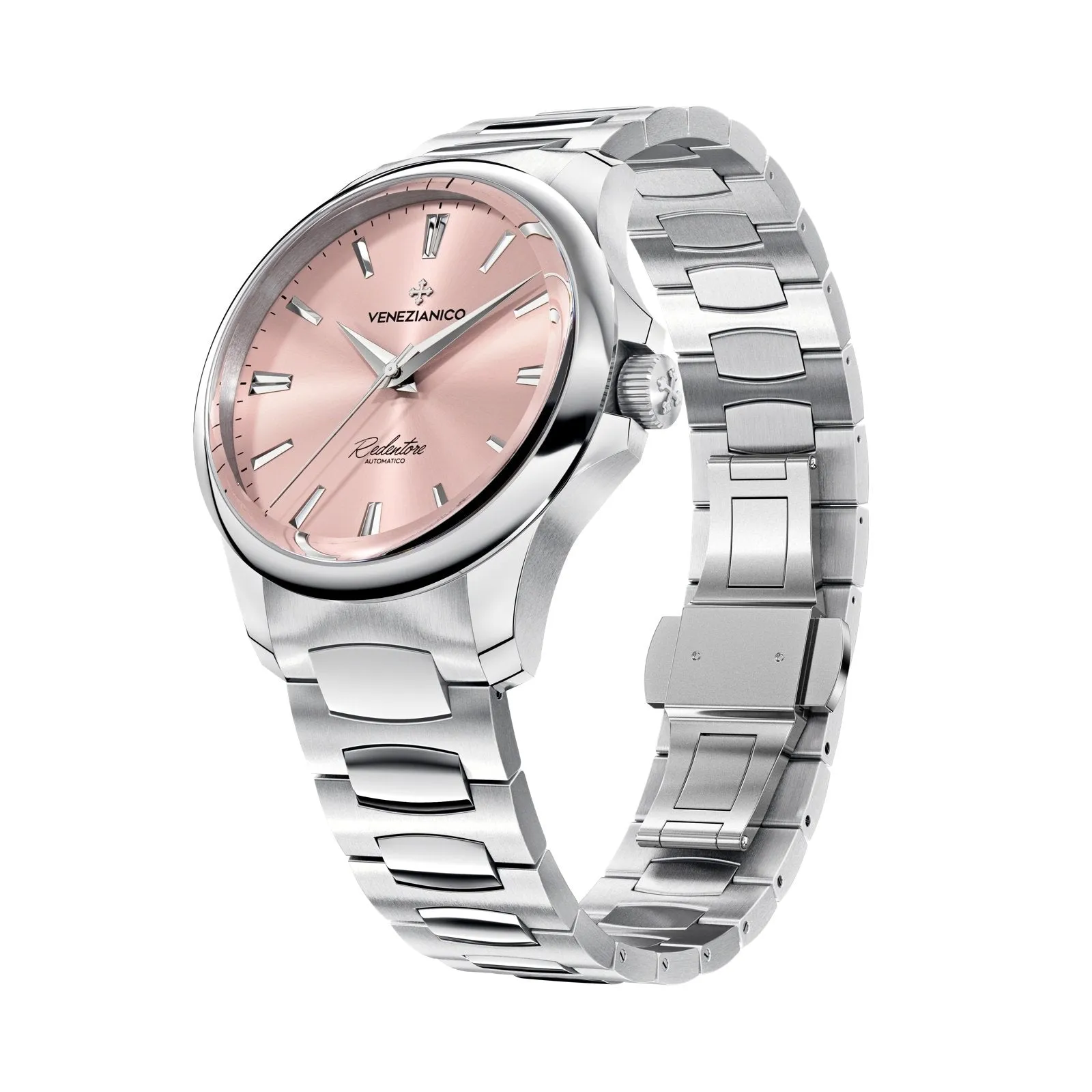 Venezianico Automatic Watch Redentore 36 Pink Steel 1121503C