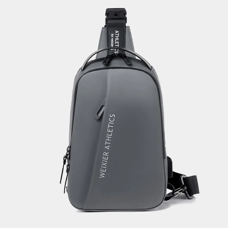 Waterproof Sling Bag Outdoor Casual Chest Bag for Hiking Cycling Traveling