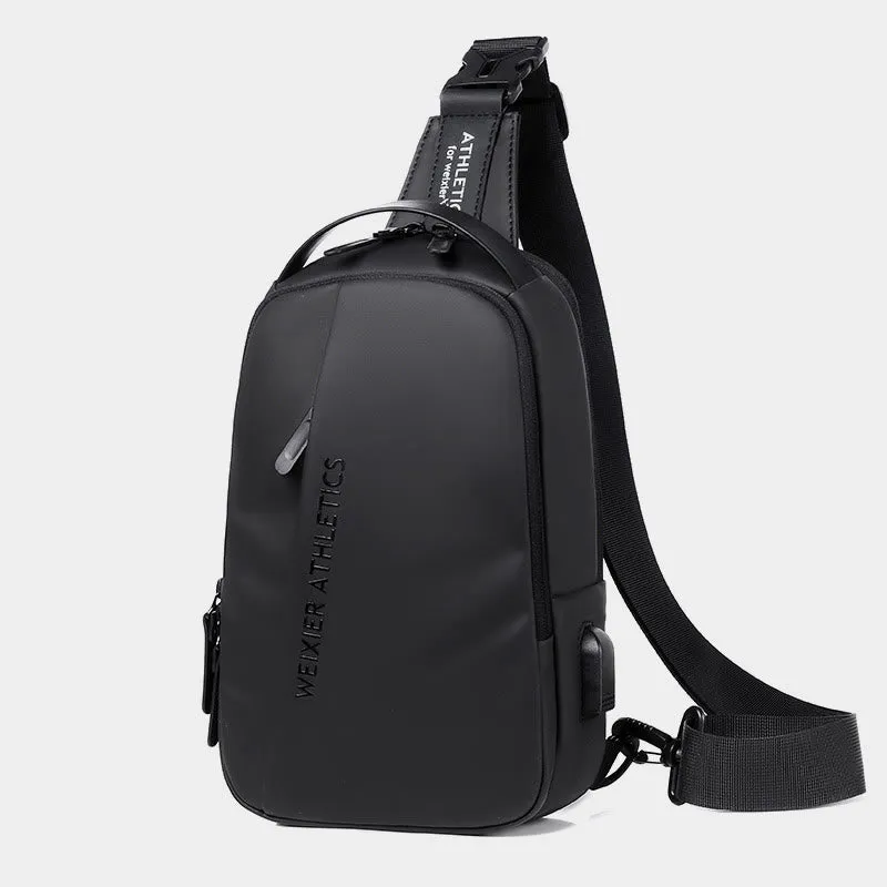Waterproof Sling Bag Outdoor Casual Chest Bag for Hiking Cycling Traveling