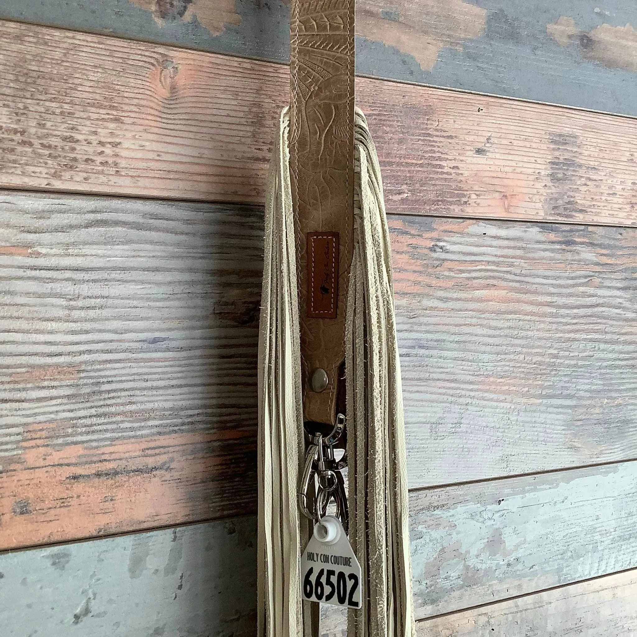 Western Mini Leather Fringe Strap 36" #66502