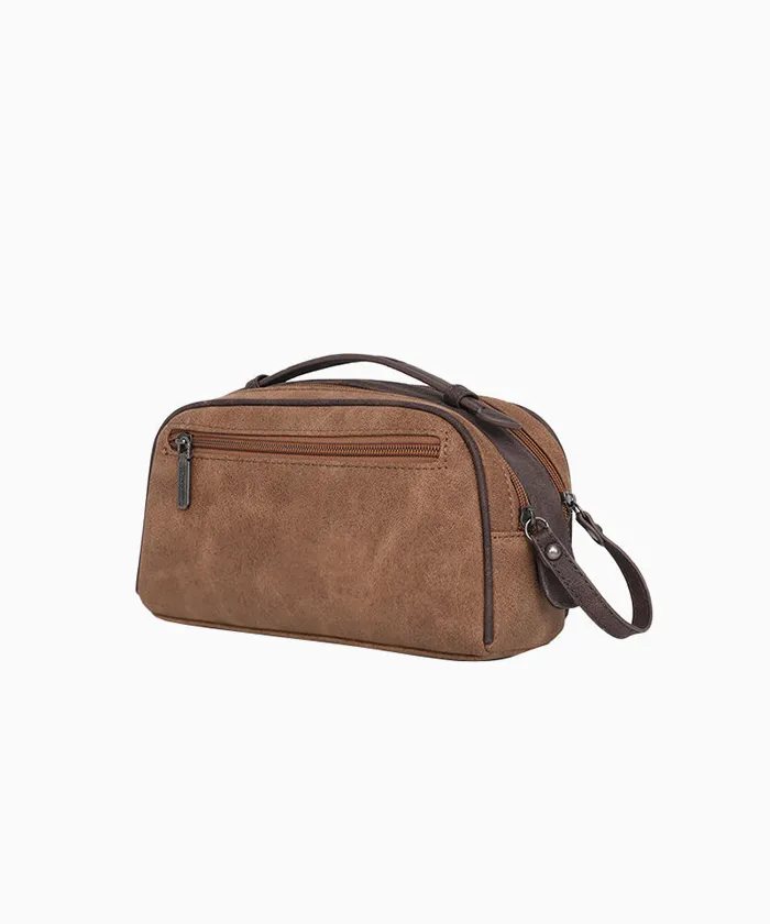 Wrangler Whipstitch Studs Western Travel Pouch