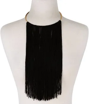 Zinnia Fringe Choker