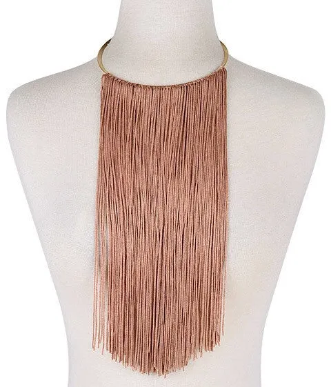 Zinnia Fringe Choker