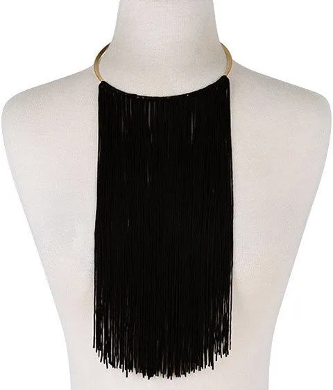Zinnia Fringe Choker